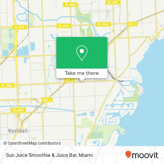 Sun Juice Smoothie & Juice Bar map