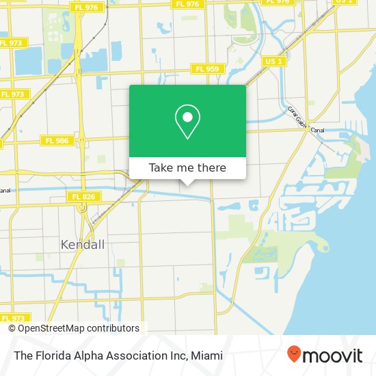 Mapa de The Florida Alpha Association Inc