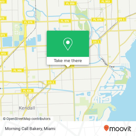 Morning Call Bakery map