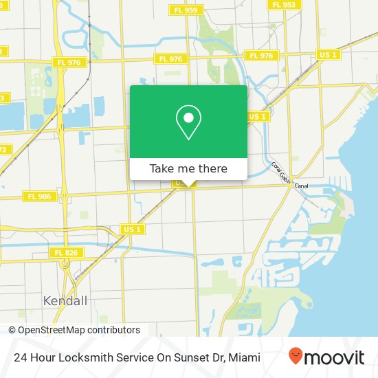 Mapa de 24 Hour Locksmith Service On Sunset Dr