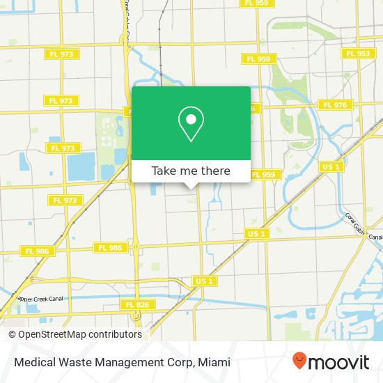 Mapa de Medical Waste Management Corp