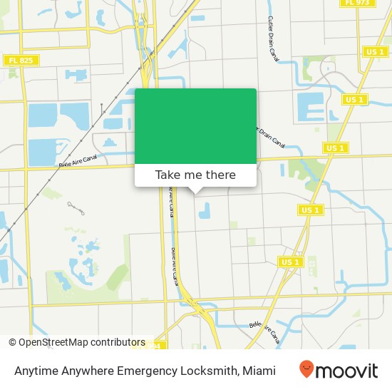 Anytime Anywhere Emergency Locksmith map