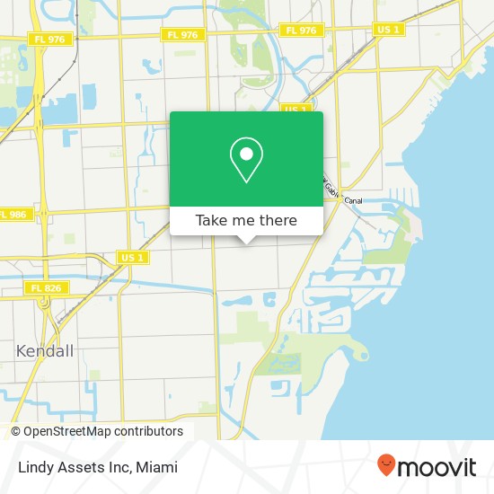 Lindy Assets Inc map