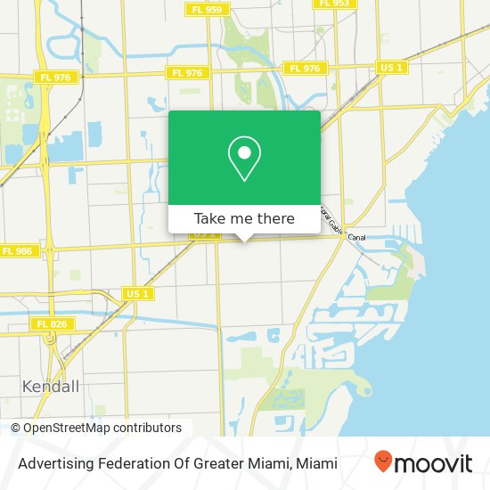 Advertising Federation Of Greater Miami map