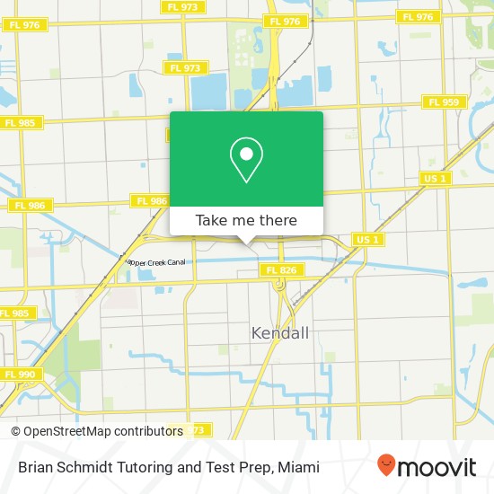 Mapa de Brian Schmidt Tutoring and Test Prep