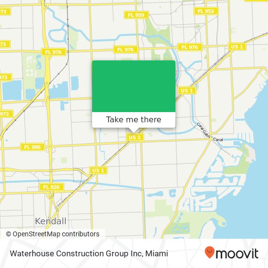 Waterhouse Construction Group Inc map