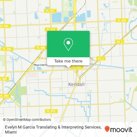 Mapa de Evelyn M Garcia Translating & Interpreting Services