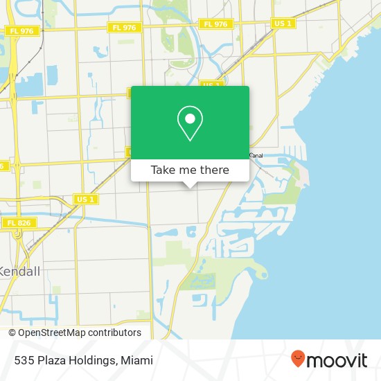 535 Plaza Holdings map