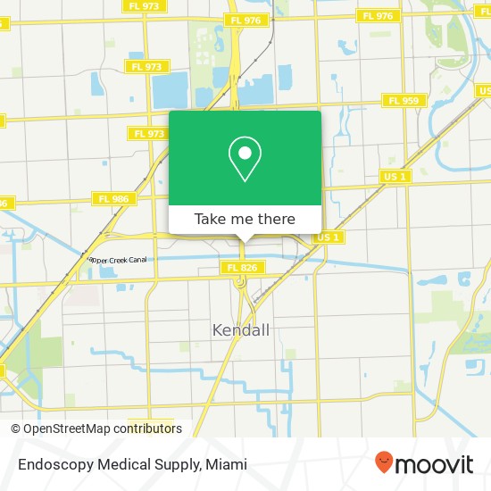 Mapa de Endoscopy Medical Supply