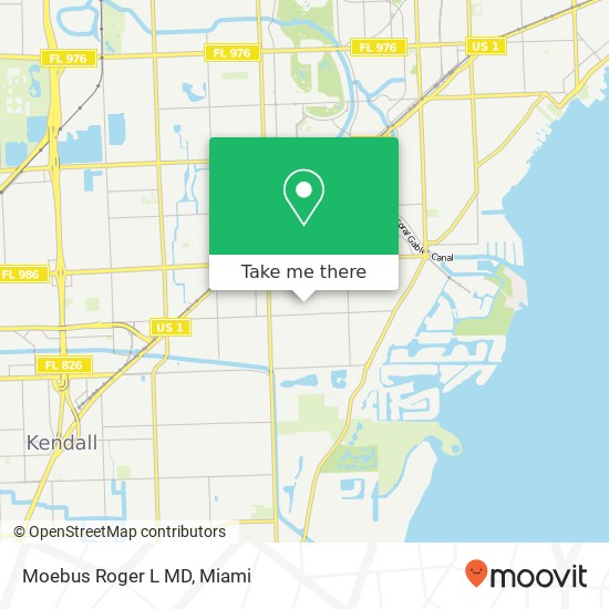 Moebus Roger L MD map