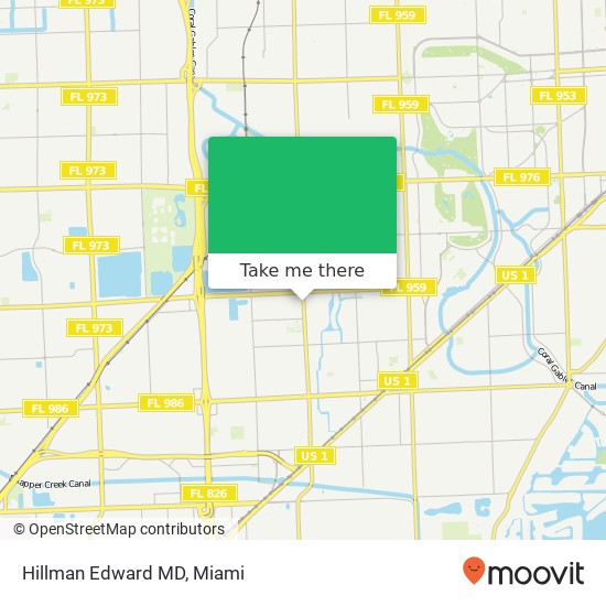 Hillman Edward MD map