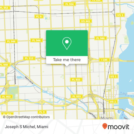 Joseph S Michel map