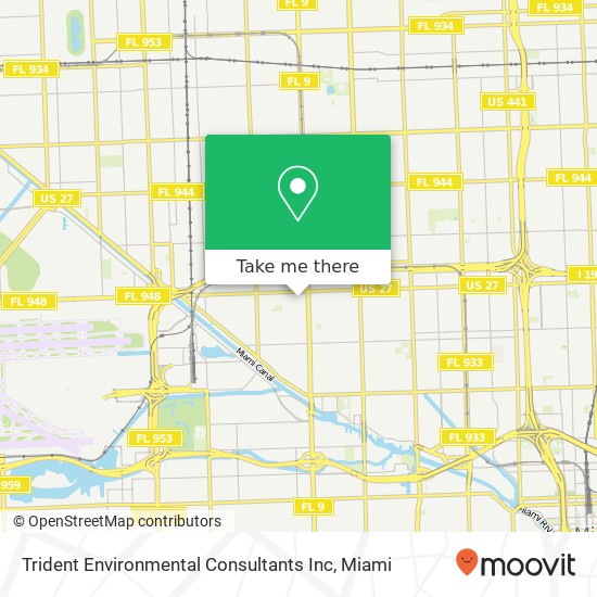 Trident Environmental Consultants Inc map