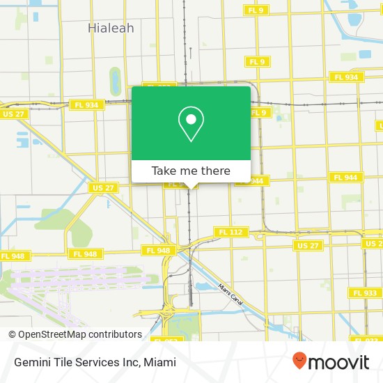 Gemini Tile Services Inc map