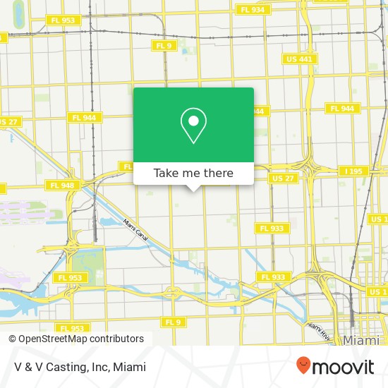 Mapa de V & V Casting, Inc