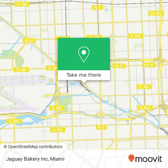 Jaguey Bakery Inc map