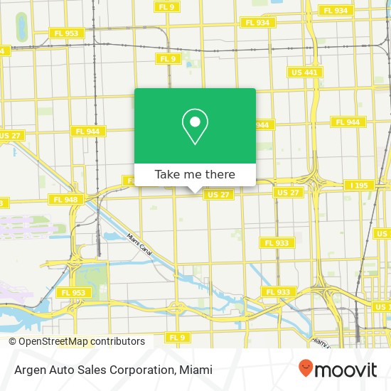 Mapa de Argen Auto Sales Corporation