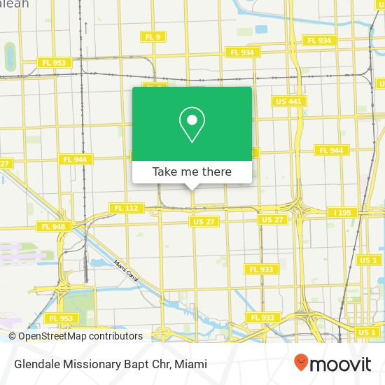 Mapa de Glendale Missionary Bapt Chr