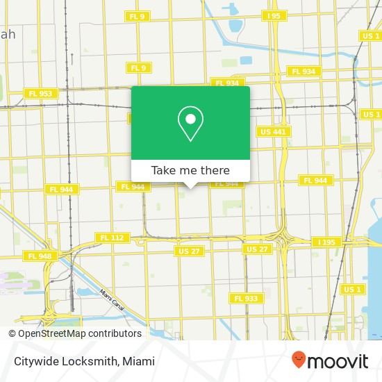 Citywide Locksmith map