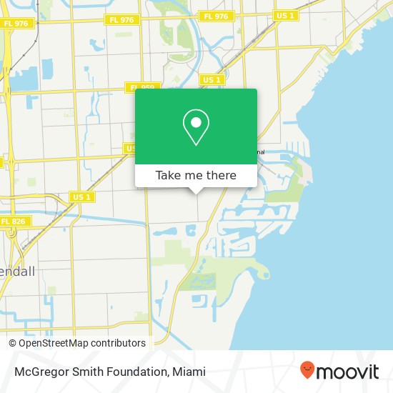 McGregor Smith Foundation map