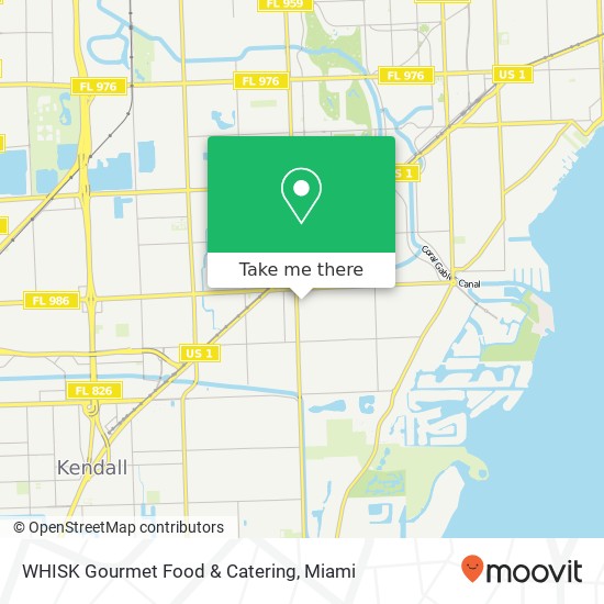 WHISK Gourmet Food & Catering map