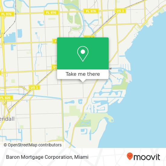 Baron Mortgage Corporation map