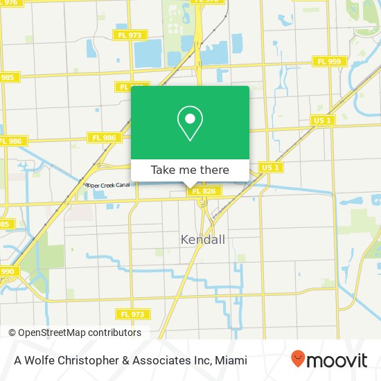 A Wolfe Christopher & Associates Inc map