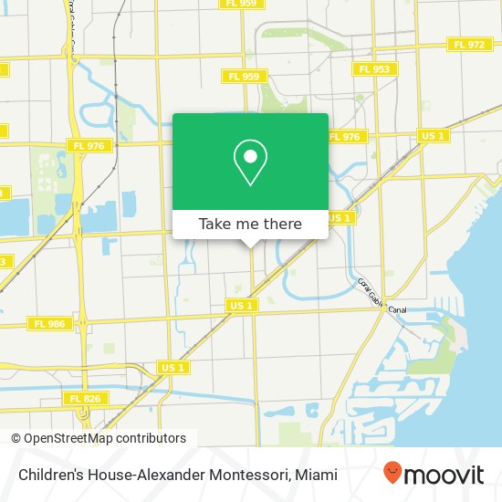 Mapa de Children's House-Alexander Montessori