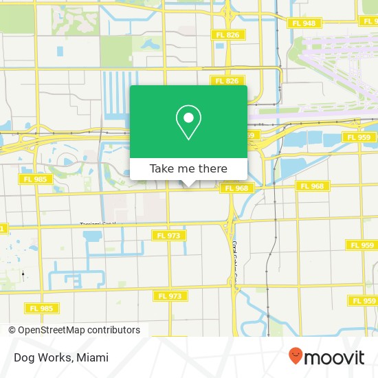 Dog Works map