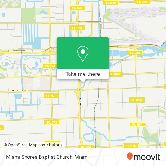 Mapa de Miami Shores Baptist Church