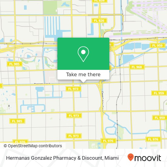 Mapa de Hermanas Gonzalez Pharmacy & Discount