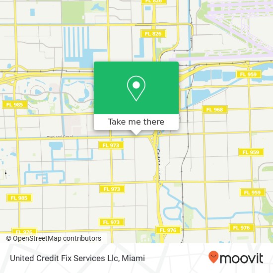 United Credit Fix Services Llc map