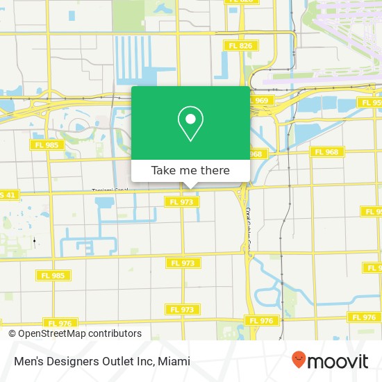 Mapa de Men's Designers Outlet Inc