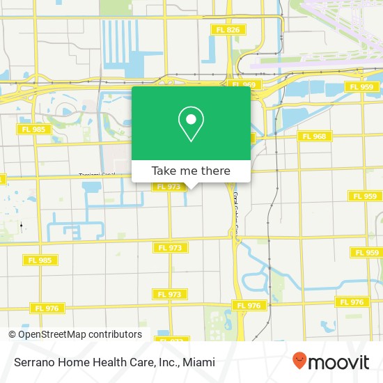 Mapa de Serrano Home Health Care, Inc.