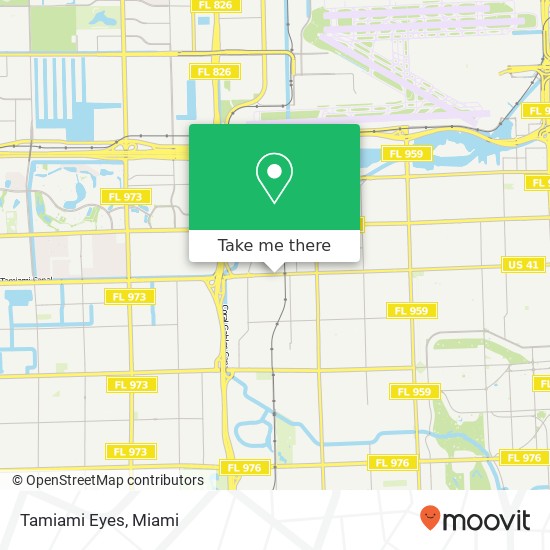 Tamiami Eyes map