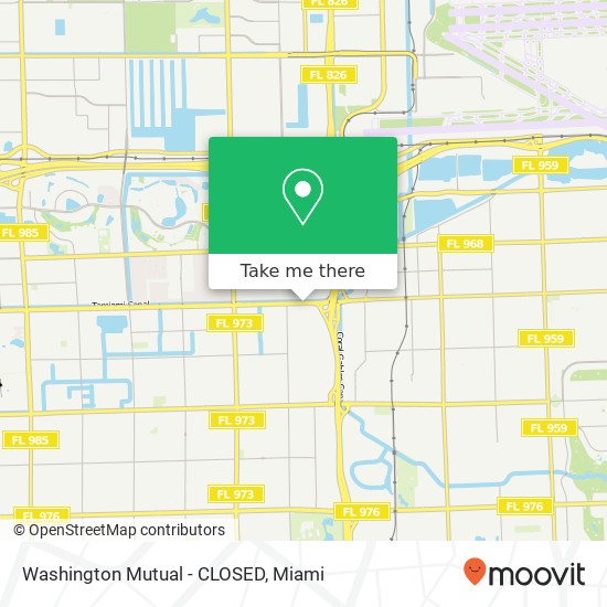 Mapa de Washington Mutual - CLOSED