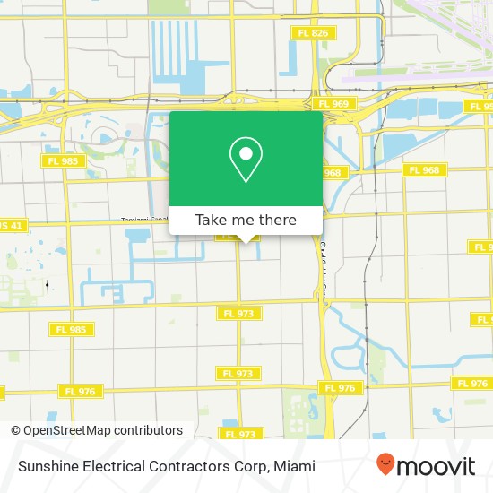 Mapa de Sunshine Electrical Contractors Corp