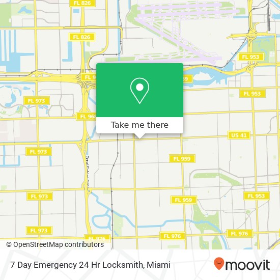 Mapa de 7 Day Emergency 24 Hr Locksmith