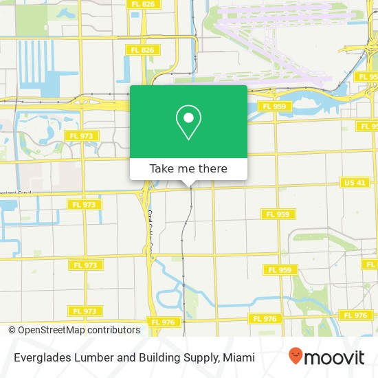 Mapa de Everglades Lumber and Building Supply