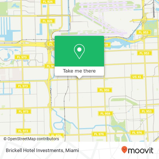 Mapa de Brickell Hotel Investments