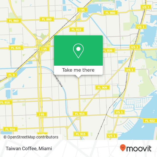 Taiwan Coffee map