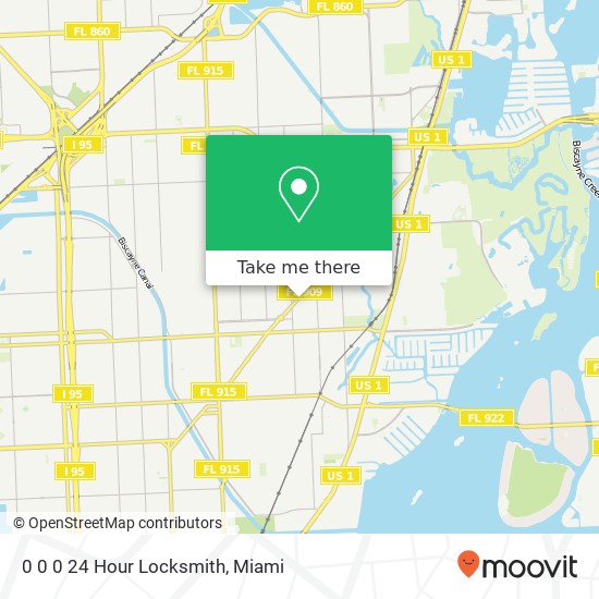 Mapa de 0 0 0 24 Hour Locksmith