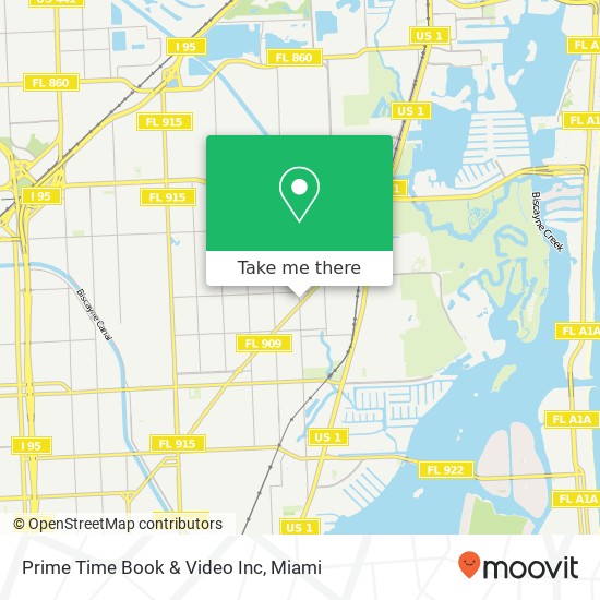 Prime Time Book & Video Inc map