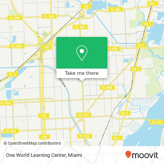 One World Learning Center map