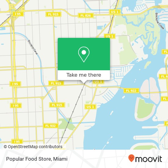 Popular Food Store map