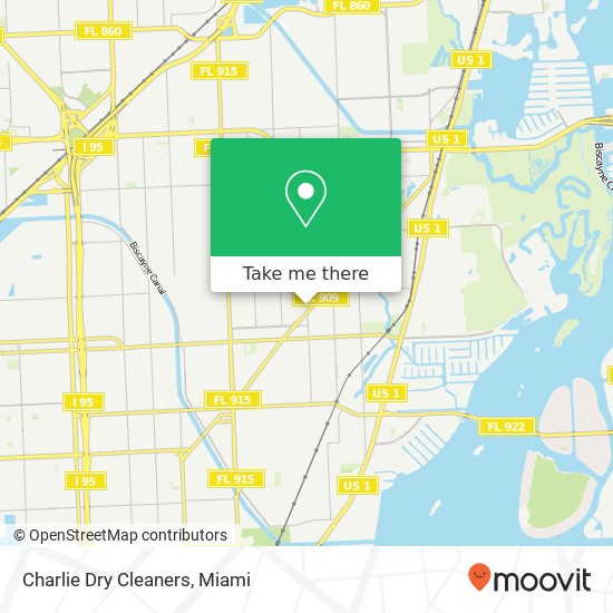 Mapa de Charlie Dry Cleaners