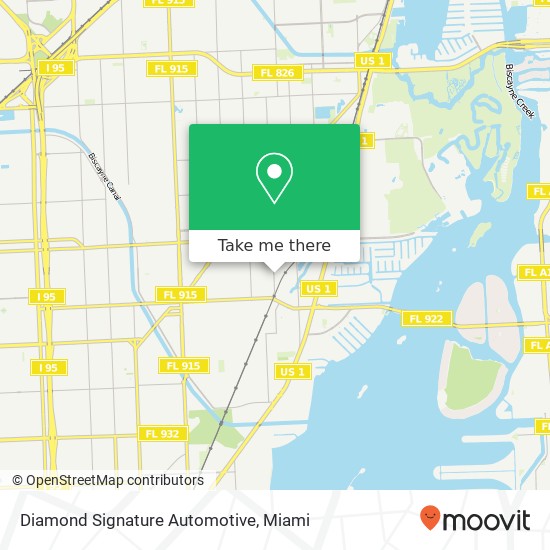 Diamond Signature Automotive map