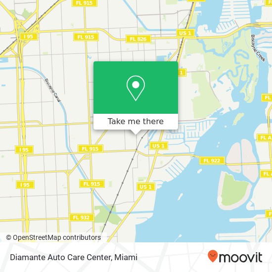 Diamante Auto Care Center map