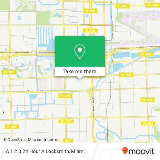 A 1 2 3 24 Hour A Locksmith map