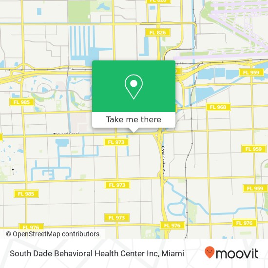 South Dade Behavioral Health Center Inc map